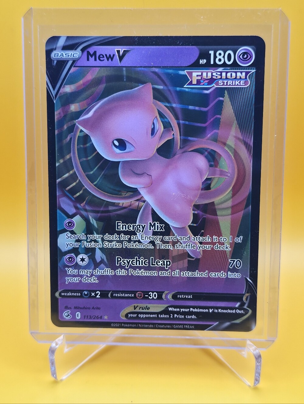 Pokémon TCG - Mew V - Fusion Strike - Ultra Rare - 113/264
